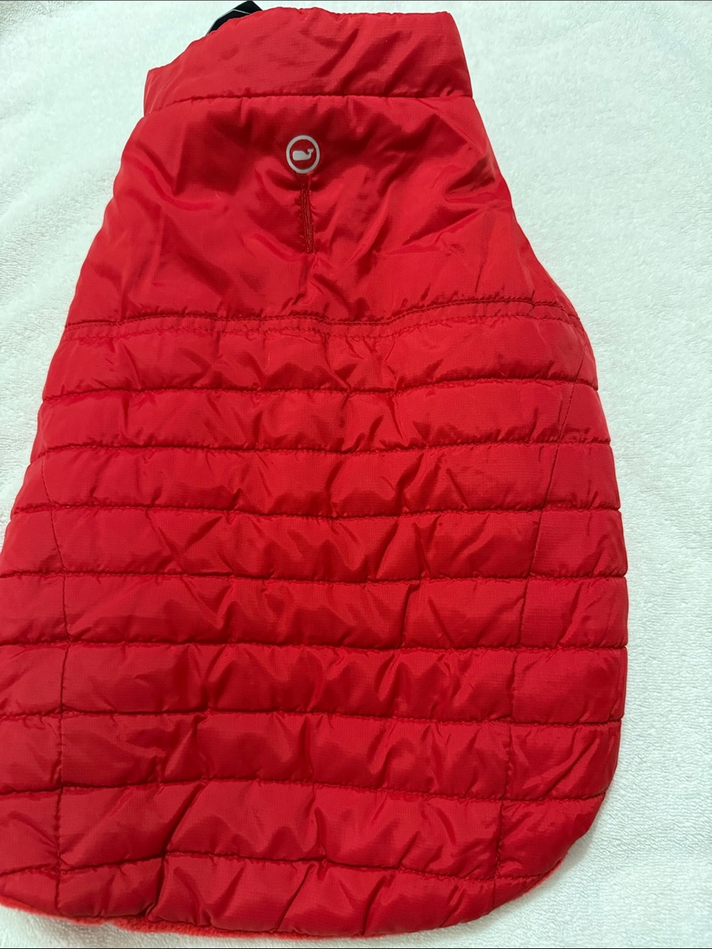 Dog Red Quilted Puffer Jacket -